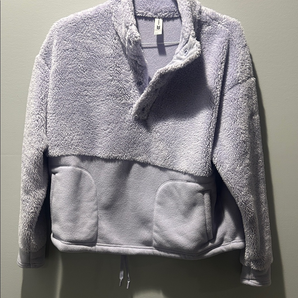 All in Motion Lavender Teddy Jacket